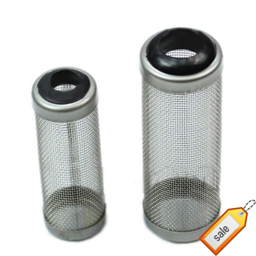 New Aquarium Filter Shrimp Safe Stainless Guard Protect Mesh Net 12