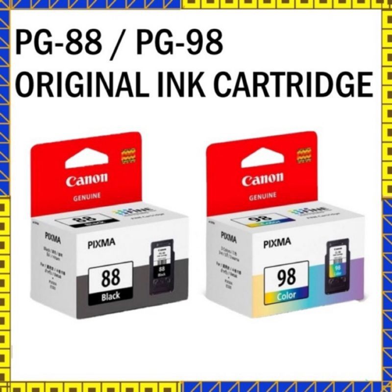 CANON PG88 / CL98 ORIGINAL CARTRIDGE E500,510,600,610 PG88 CL98