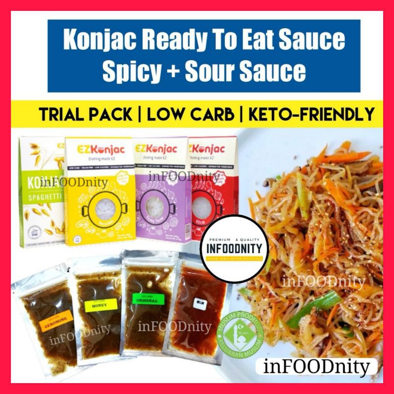 Konjac Cooking Instant Sauce Shirataki Rice Noodles Keto Diet Low Carb