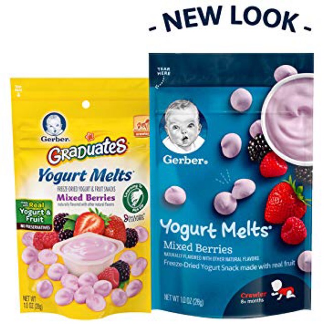 Gerber Yogurt Melts (Dried Yogurt Snack Made With Real Fruit) Shopee Malaysia