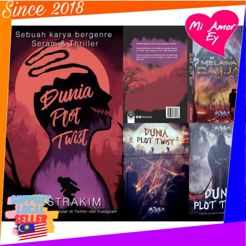 Dunia Plot Twist - Misi Melawan Dajjal by Abstrakim Buku Novel Fixi Introvert
