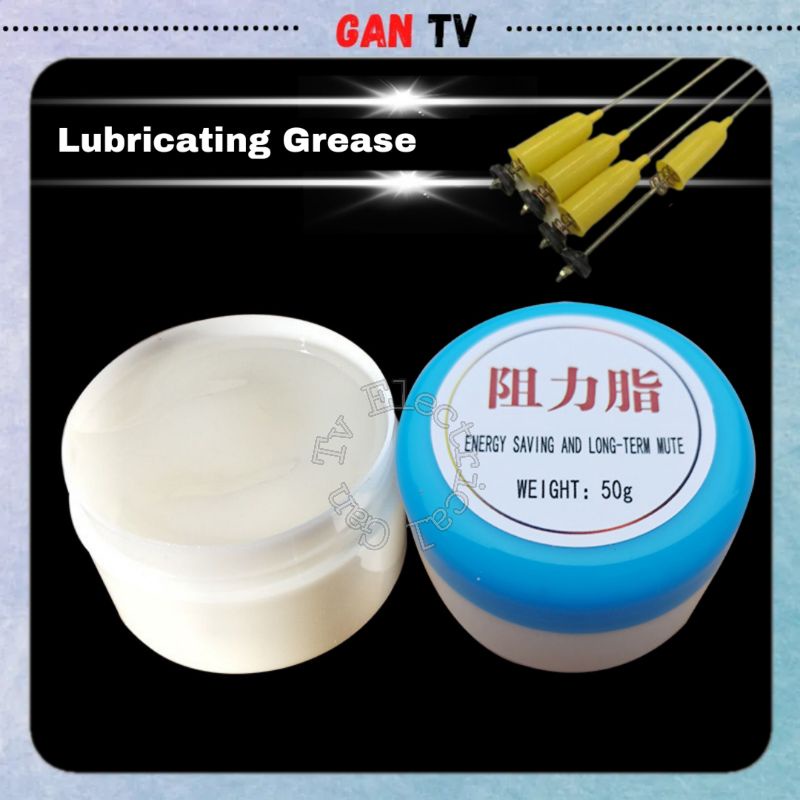(50g) Thick Lubricating Damping Grease White Clear High Viscosity