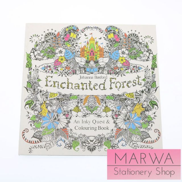 Download Enchanted Forest Colouring Book For Adult | Shopee Malaysia