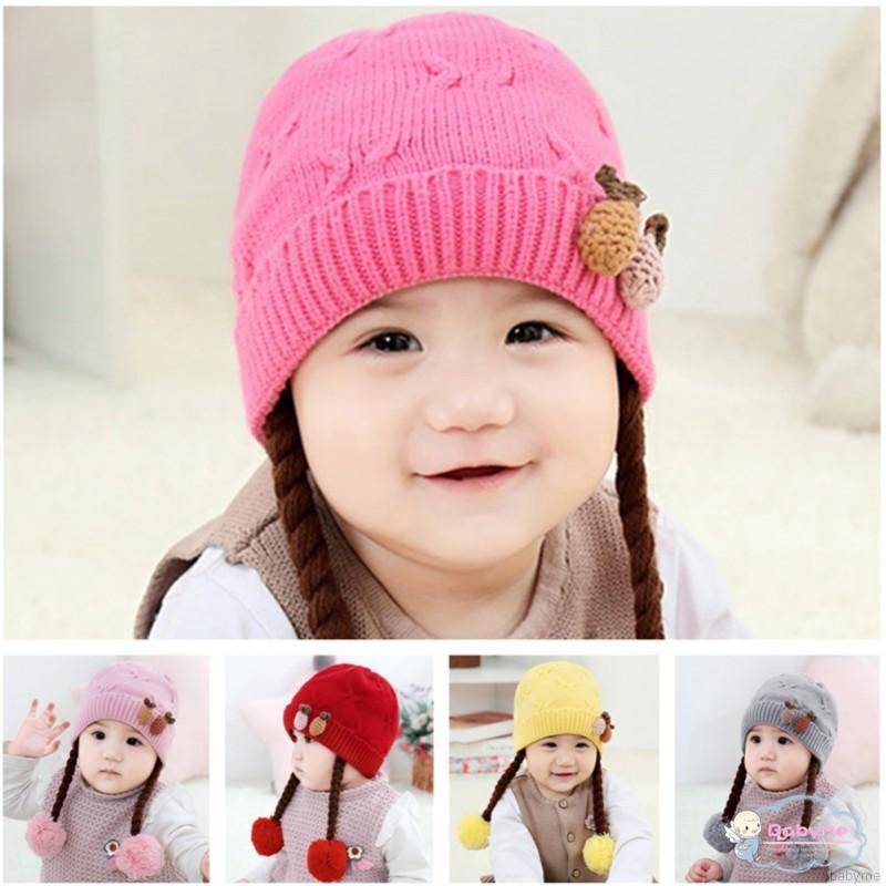 baby pink winter hat