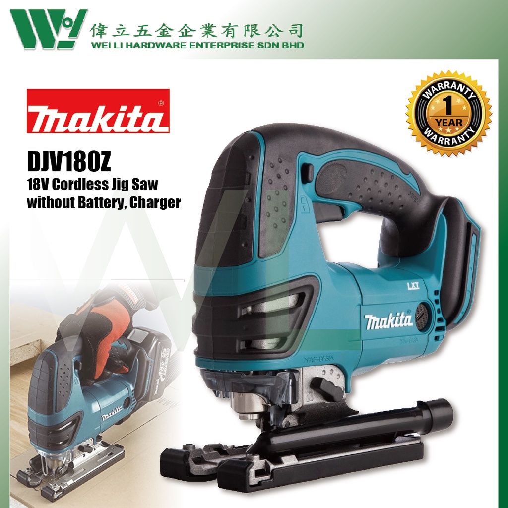 Makita DJV180Z Cordless Jig Saw 18V mesin jig saw battery jigsaw mesin potong kayu bateri DJV180
