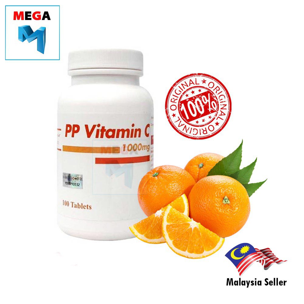 Pahang Pharmacy Vitamin C 1000mg 100s Whitening Repairing Glowing Antibody Lulus Kkm