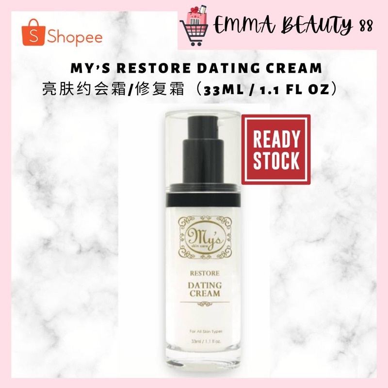 今日发货SHIP TODAY READY STOCK‼️ My‘s RESTORE DATING CREAM亮肤约会霜/修复霜（33ml / 1.1 fl oz）