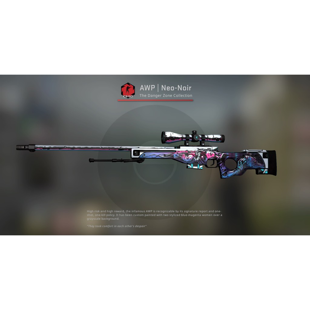 CSGO NEO-NOIR CSGO SKIN | AWP | ALL TYPE | CONFIRM LOWEST PRICE THAN MARKET | MESSAGE FOR CURRENT | Shopee Malaysia