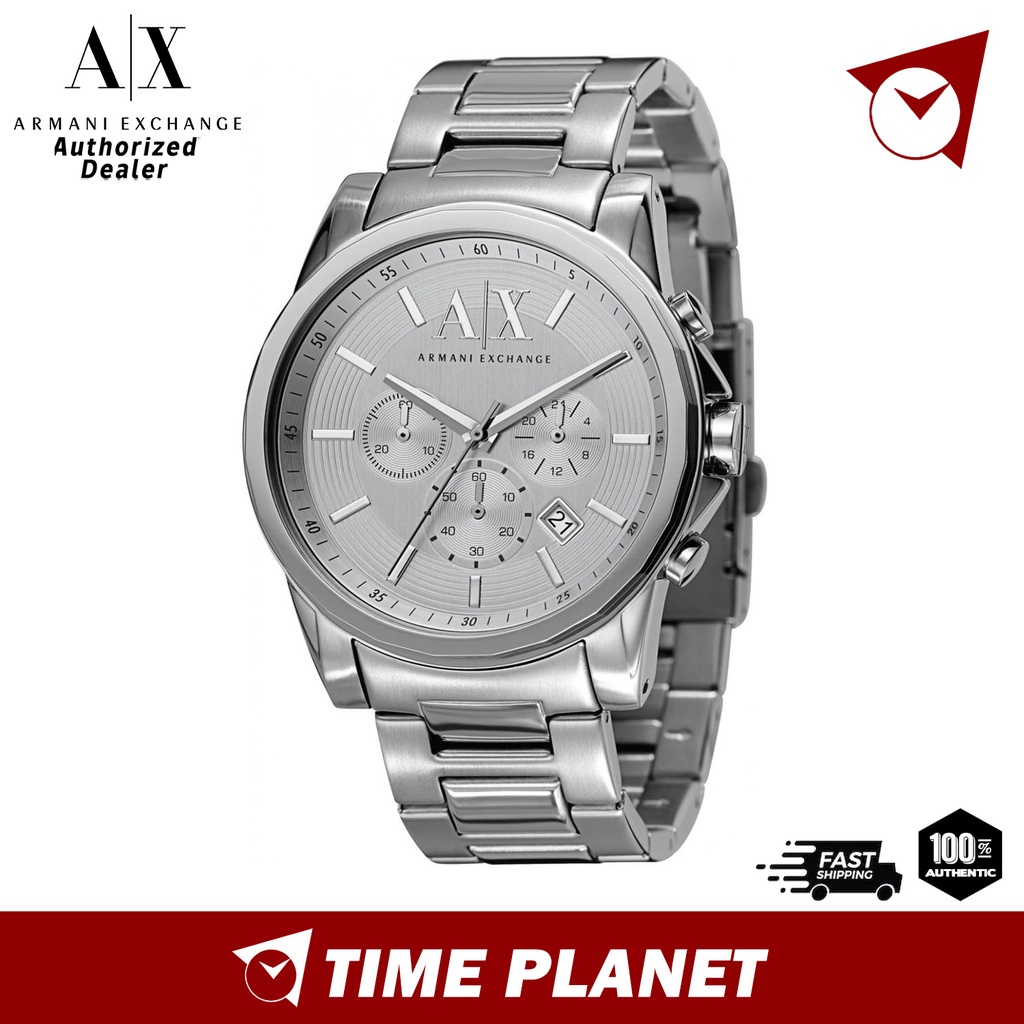 Armani Exchange Men's Outerbanks Chronograph Steel Watch AX2058 | Shopee  Malaysia