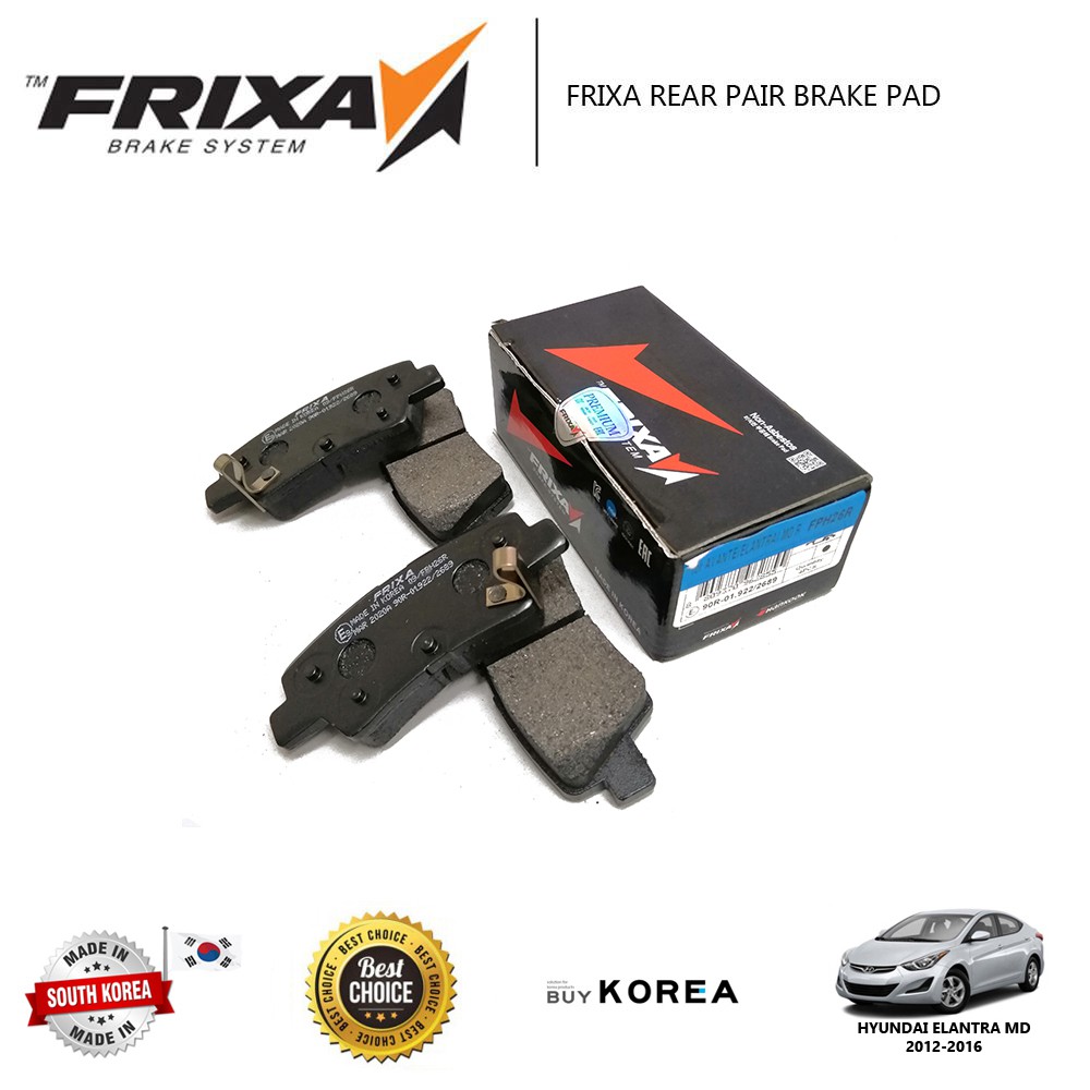 Hyundai Elantra Md 1 6 1 8 Frixa Brake Pad Shopee Malaysia