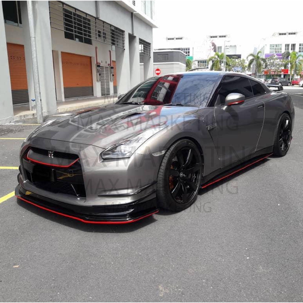 Car Bodykit Nissan Skyline Gtr Gt R R35 Lip V Lip Fiber Shopee