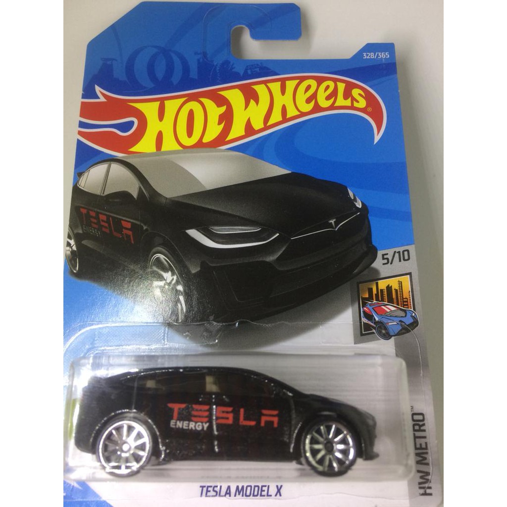 hot wheels tesla model x black