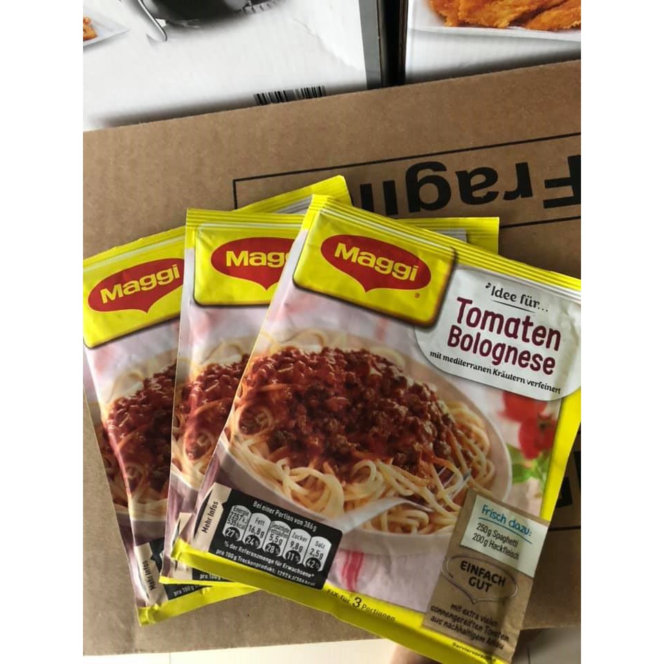 Spaghetti Bolognese Maggi Italian noodle sauce, 38g pack, delicious fast  and convenient, standard pasta | Shopee Malaysia