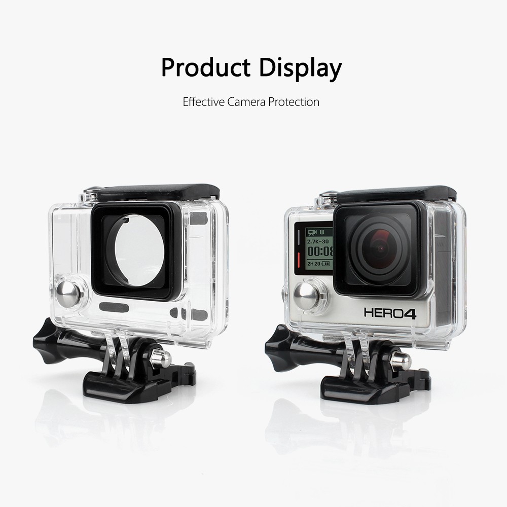 Vamson Waterproof Case For Gopro Hero 4 3 Black Camera Accessory