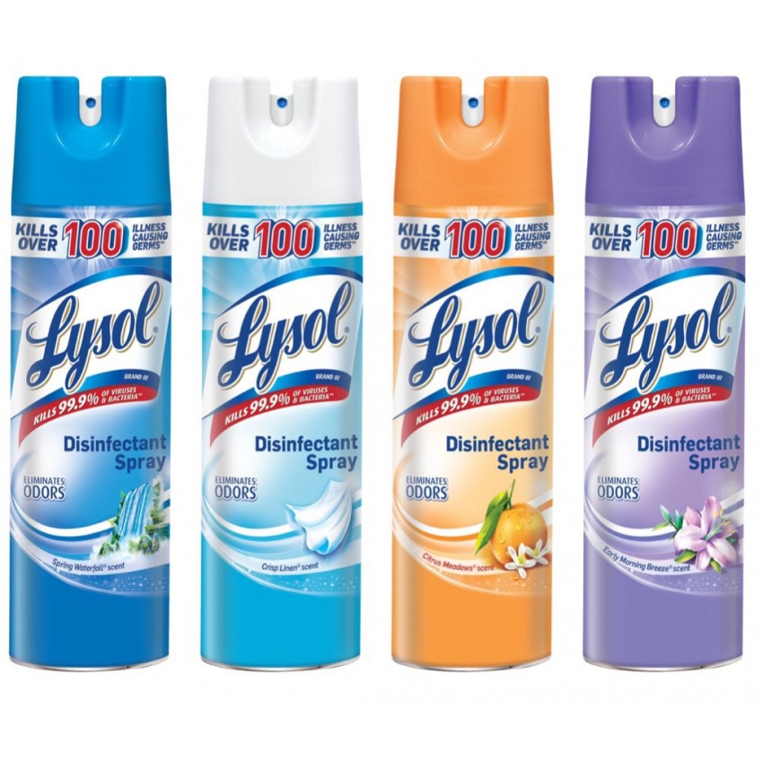 LYSOL DISINFECTANT SPRAY KILLS 99.9 OF VIRUSES & BACTERIA 354g