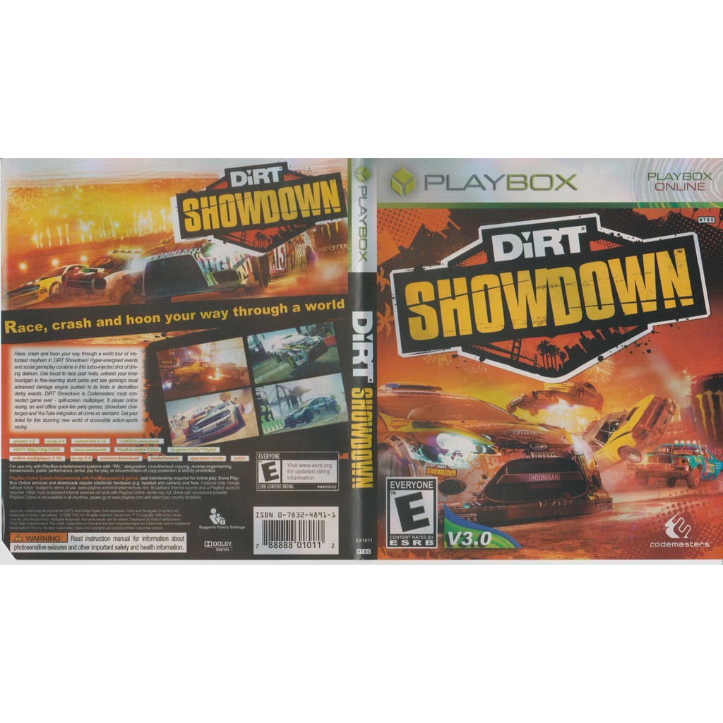dirt showdown xbox 360