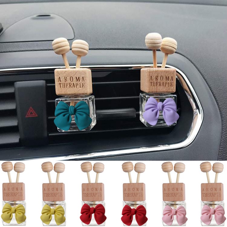 Fashionable Air Freshener Car Accessories Portable Perfume Bottle Essential Oil Bottle for Home Auto Vent Outlet Clip