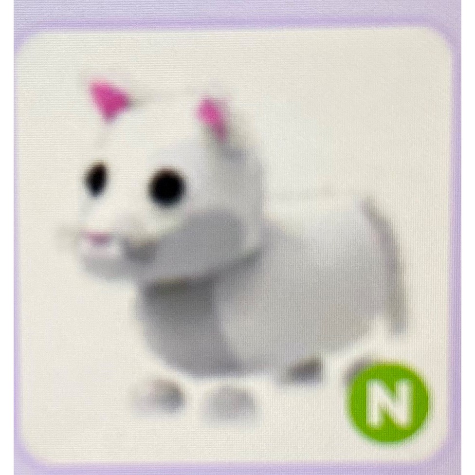 Roblox Adopt Me Neon Snow Cat