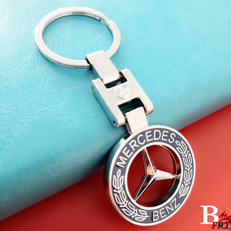 Ready Stock Benz Keychains Mercedes Benz Car Metal Keychain Keyring