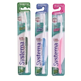 SYSTEMA TOOTHBRUSH BI-LEVEL (1 PCS RM6.00 @ 3 PCS RM16.89 