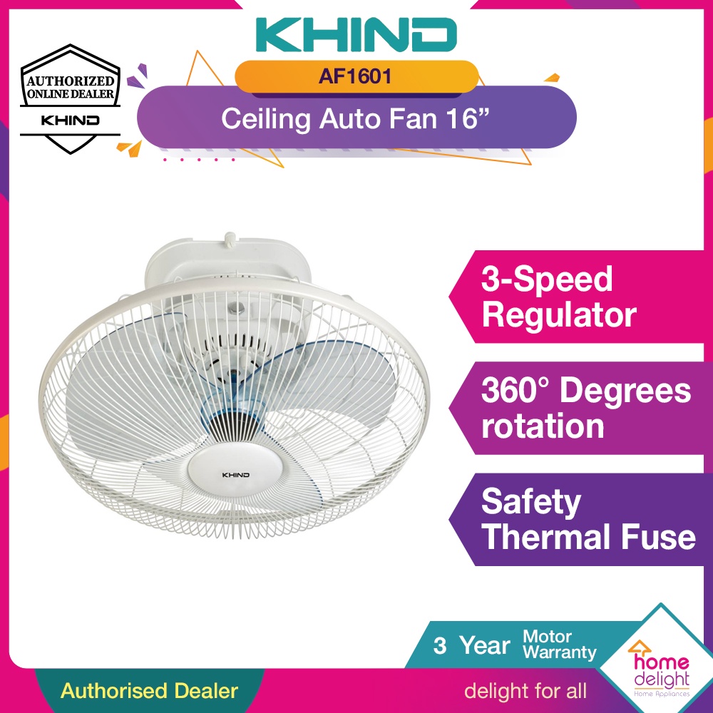 Khind Auto Fan 16 inch [ AF1601 ] | Shopee Malaysia