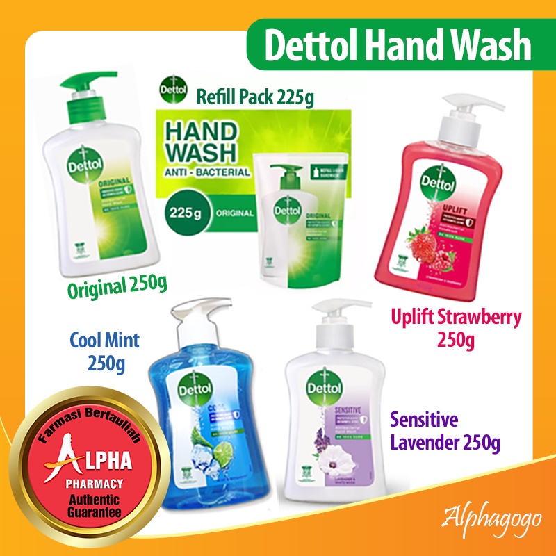 Dettol Antibacterial Original Liquid Hand wash (250g Single / Value ...