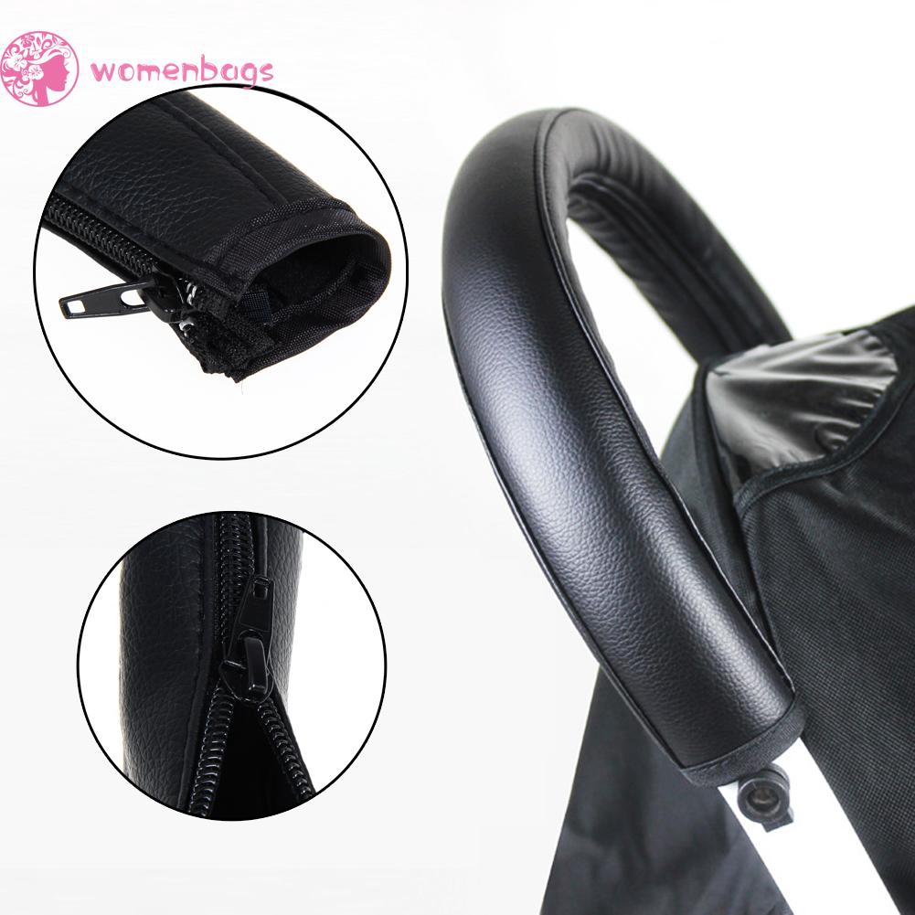 stroller handle cover leather