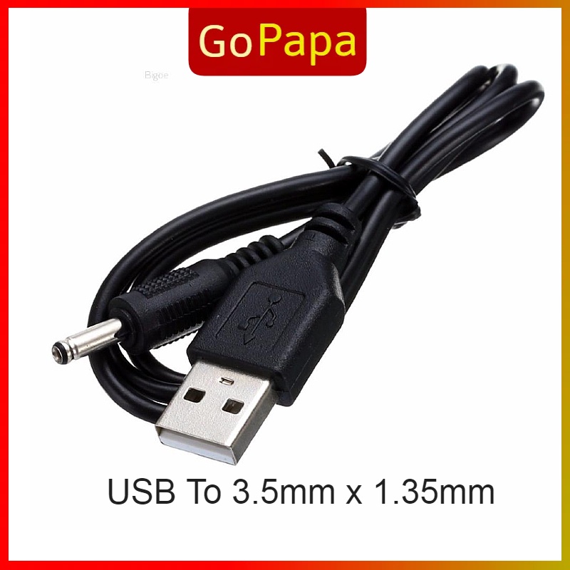 USB To 3.5x1.35 DC Power Charging Cable 30cm-1M Length 5V Mommyhana Radio Electronic Gadgets