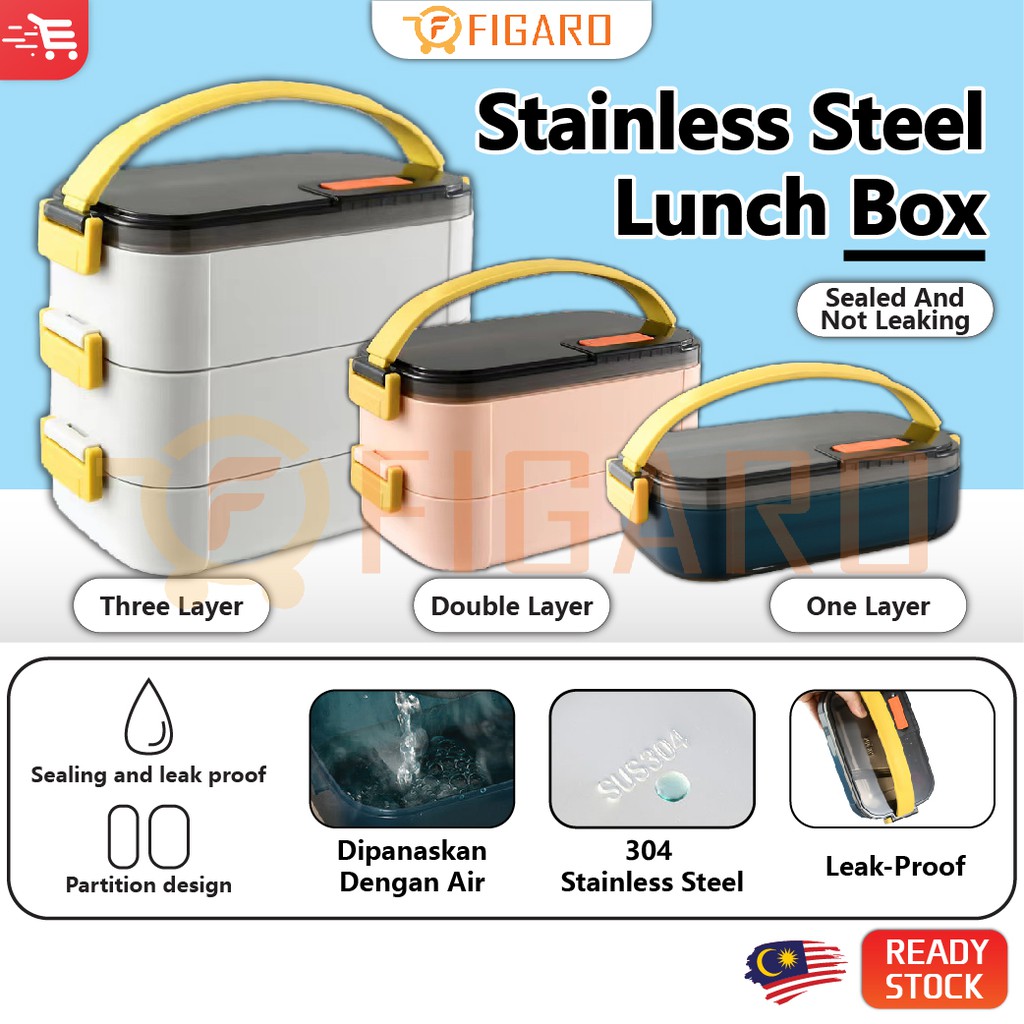Figaro Household Bento Box Food Container Food Carrier Thermal Lunch