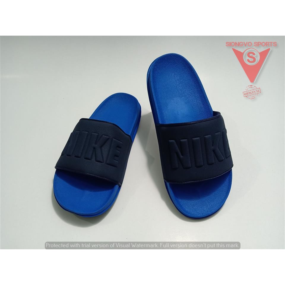 nike offcourt slide blue