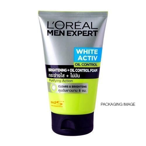 L Oreal Men White A Oil Control Foam Face Wash 100ml Shopee Malaysia