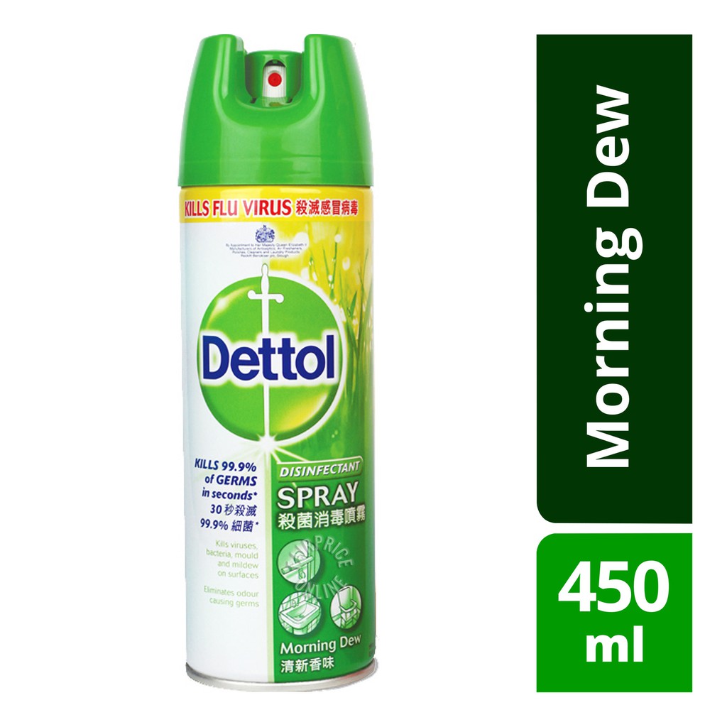 Dettol Disinfectant Spray Morning Dew 450ml Shopee Malaysia 2185