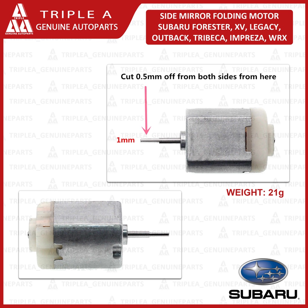 Rearview Side Mirror Folding Motor Gear Volvo XC90 XC40 XC60 Lipat