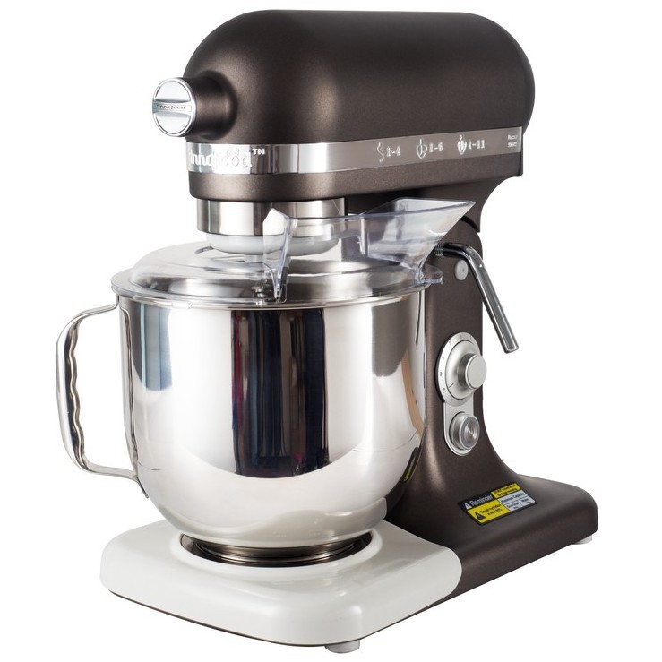 Innofood Heavy Duty Professional Silent Stand Mixer Matte Grey (7L