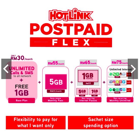 Hotlink postpaid 60