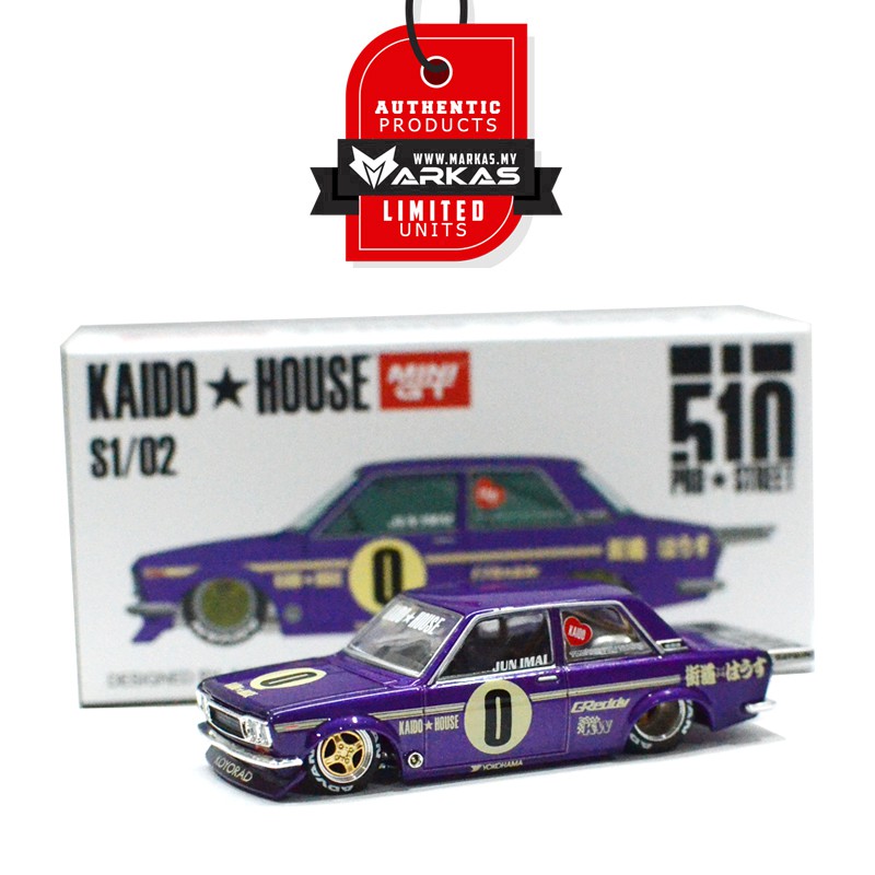 Mini Gt X Kaido House 1/64 Modelo De Carro Datsun 510 Pro Liga De Rua