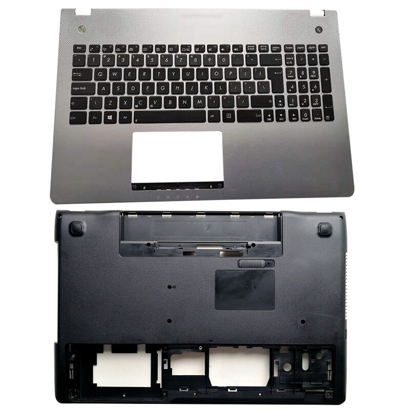 Laptop Palmrest Backlit keyboard/Bottom Case For ASUS N56 N56V N56VM
