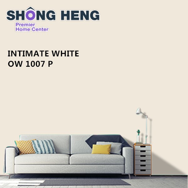 1 Litres Nippon Paint Interior Wall [Spotless] [INTIMATE WHITE OW 1007 P] Shopee Malaysia