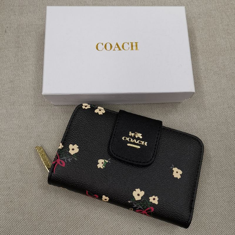 2023 wallet woman coach small dompet perempuan kecil | Shopee Malaysia