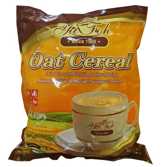 Yit Foh Tenom Oat Cereal – Nutritions Drink 3 In 1