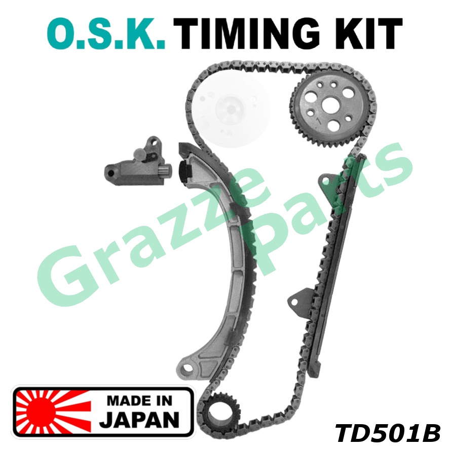 100% Made In Japan O.S.K. Timing Chain Kit Set Perodua Kembara DVVT ...