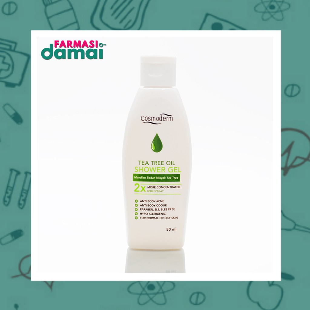 COSMODERM TEA TREE OIL SHOWER GEL Shopee Malaysia