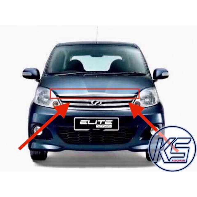 Perodua Viva Elite Front Bonnet Moulding / Depan Bonnet 