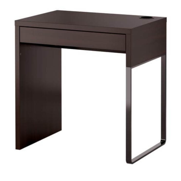 Ikea Micke Desk Black Brown 73x50 Cm Shopee Malaysia