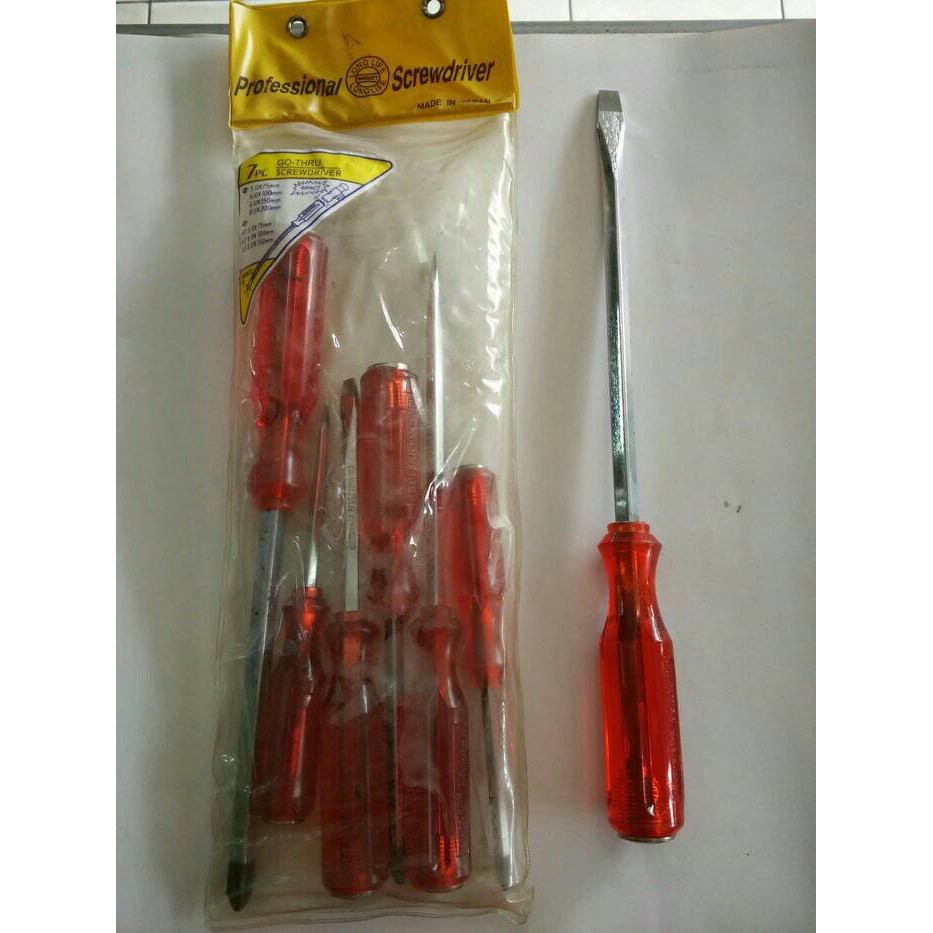 7pcs Screwdriver Set (Can Be Knock) | Shopee Malaysia