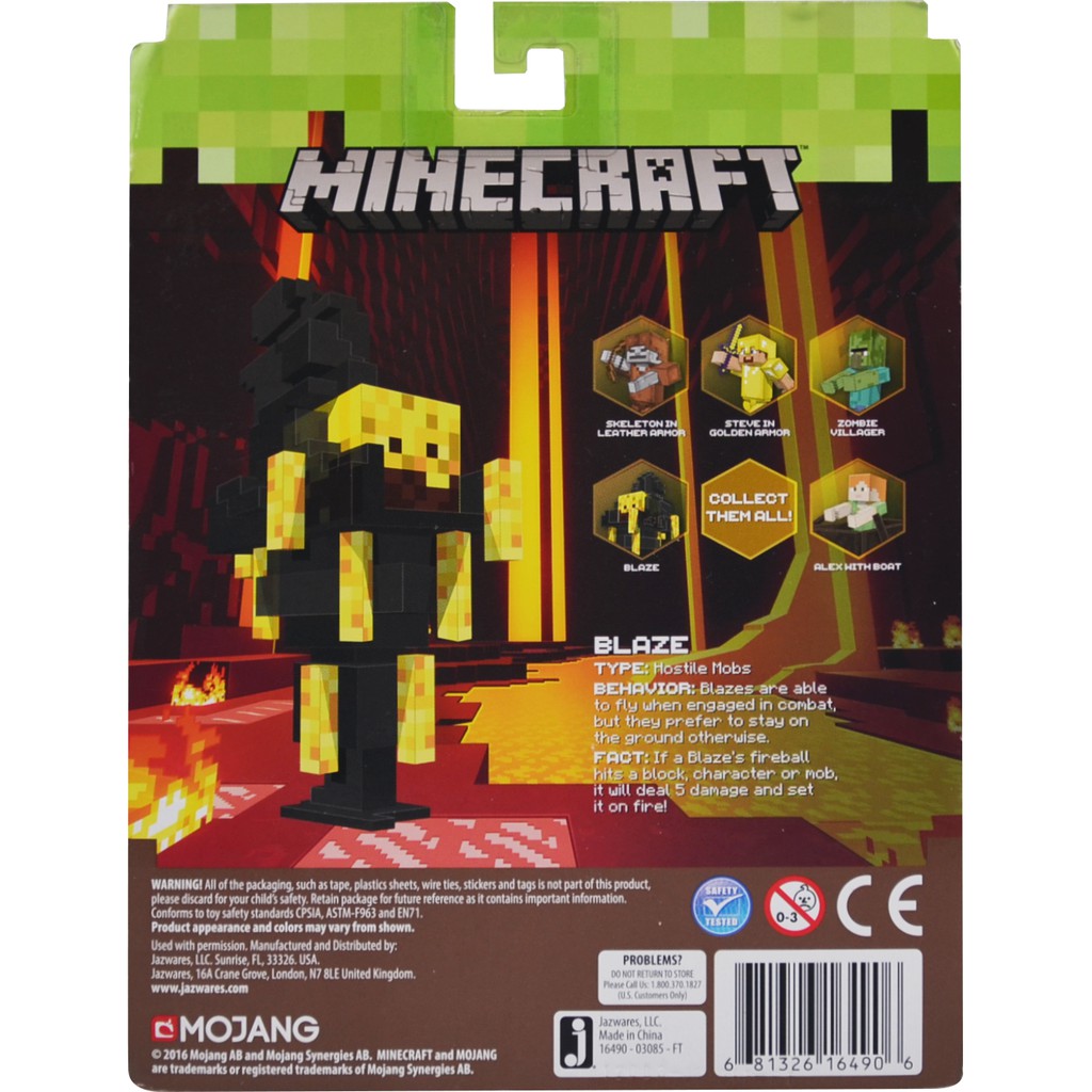 Minecraft Blaze Pack 1 Figure Shopee Malaysia