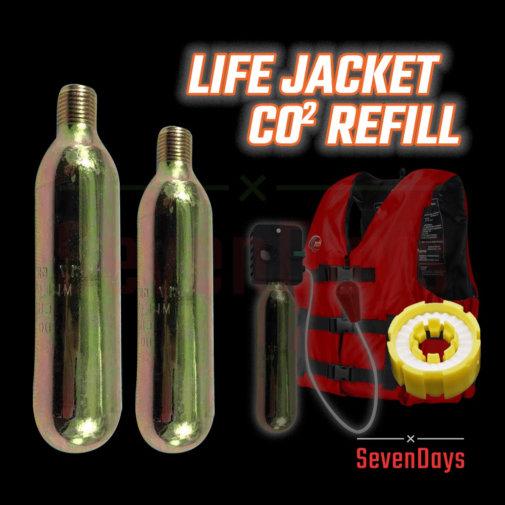 Life Jacket CO2 Refill Cylinder 17g/24g/33g Water Soluble Tablets