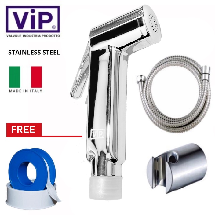 VIP V6654 Quality Stainless Steel Flexible Hose / Hand Spray Held Bidet