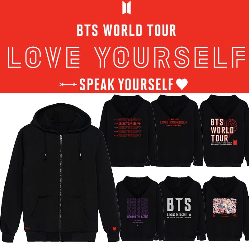 bts zipper jacket