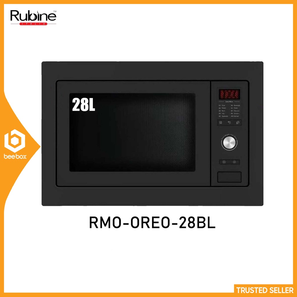 Rubine Built-in Microwave Oven (28L) RMO-OREO-28BL